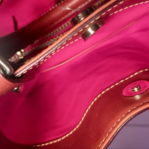 Dooney & Bourke Gretta Brenna Large Top Handle Red Valentine's Inside Bag NWT - Picture 7 of 11